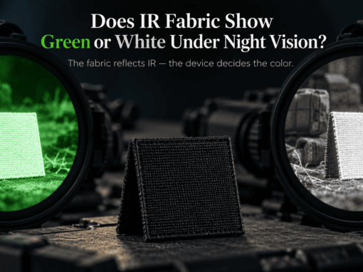 Does IR Fabric Show Green or White Under Night Vision?